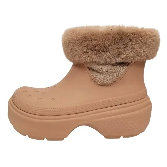 Crocs Stomp 208718 Women's Faux Fur Lined Size 12 - Picture 3 of 9